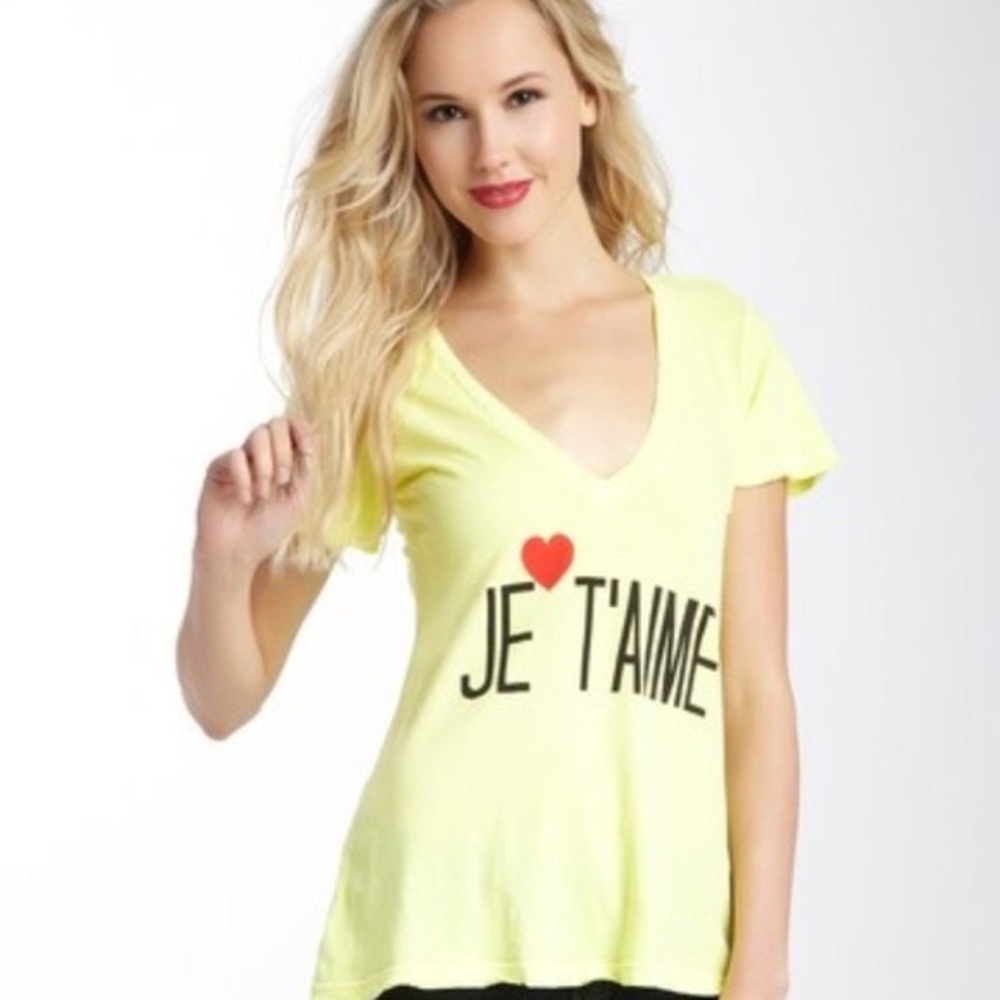 Wildfox Shirt Je Taime- PRICE DROP